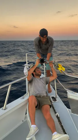 Director and DP placing Cameras